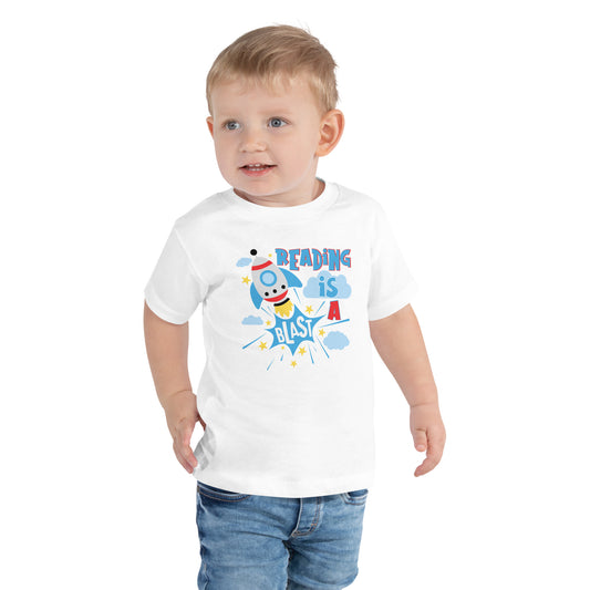 "Reading is a Blast" Toddler Tee