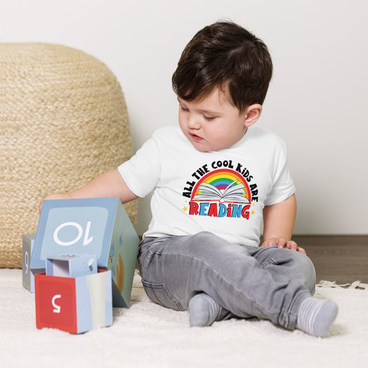 "All the Cool Kids are Reading" Toddler Tee